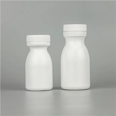 Витаминна пластмасова бутилка с форма на кратуна от HDPE
